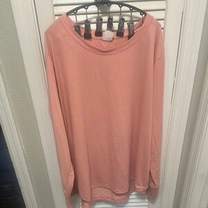 Avia Pink Oversized Long Sleeve Sweatshirt